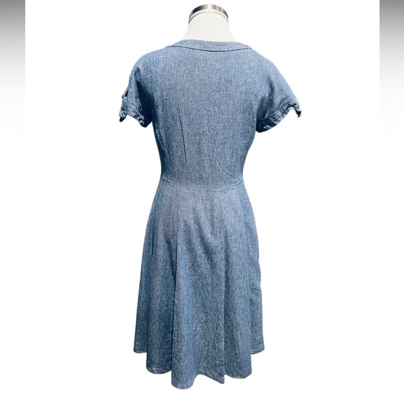 Gal Meets Glam Lenna Dress Blue Size 6 - Picture 7 of 8